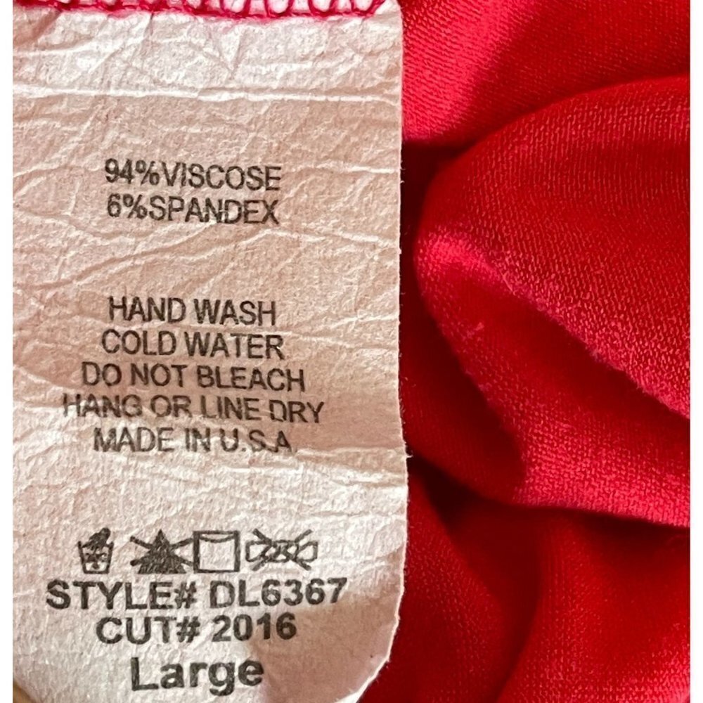 Color Me Red One Shoulder Jersey Maxi Dress Raspberry size L Large - Picture 5 of 5